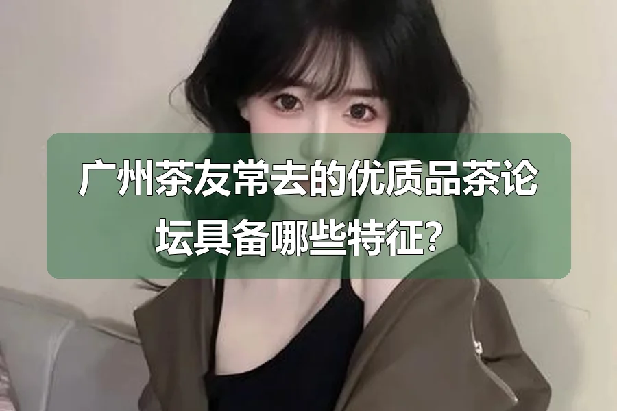广州茶友常去的优质品茶论坛具备哪些特征？